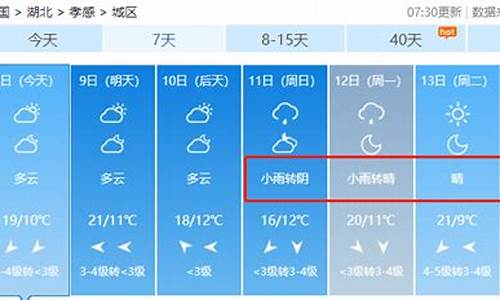 孝感天气30天预报_孝感天气预报30天准确