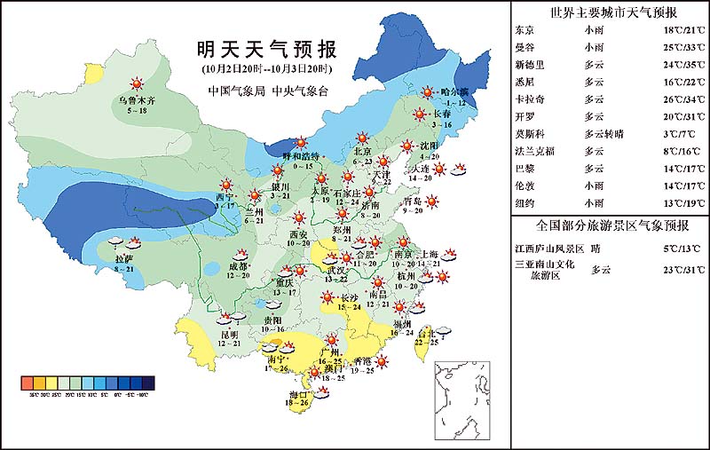 绥中县今日天气预报